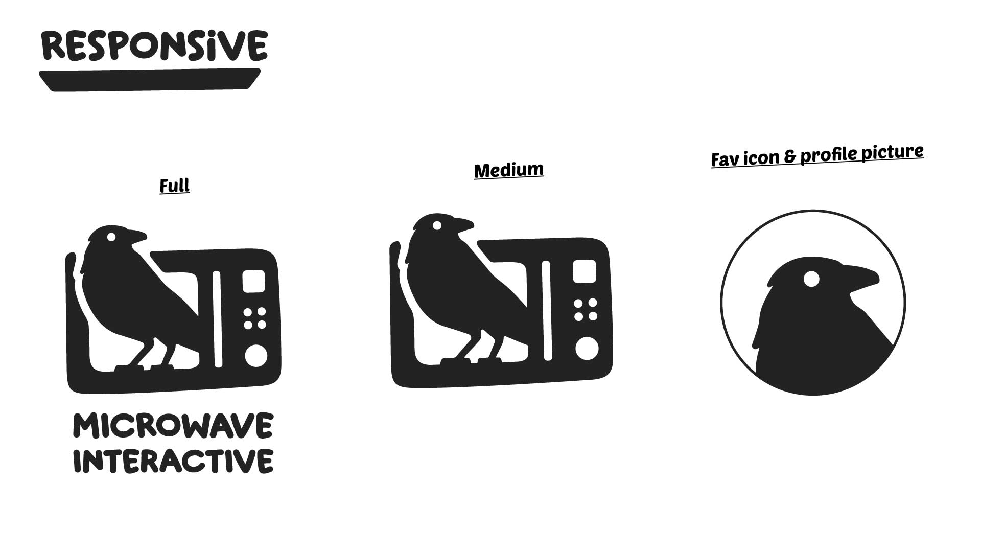 Responsives du logo Microwave Interactive