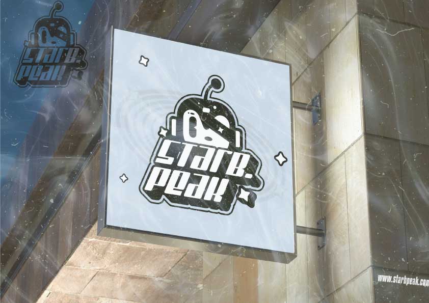 Mockup de pancartes de Starboard Peak