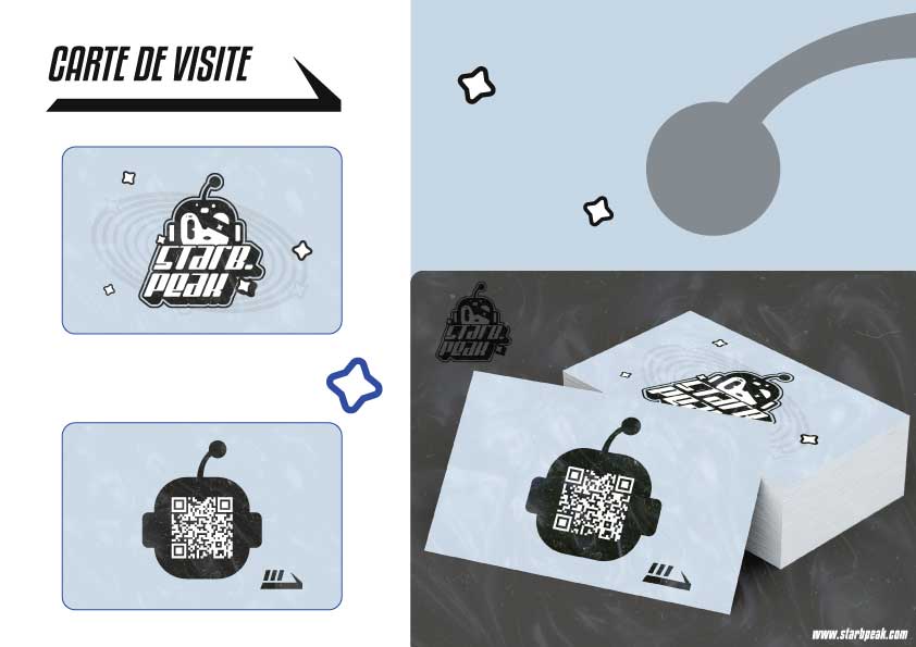 Mockup de carte de visite de Starboard Peak